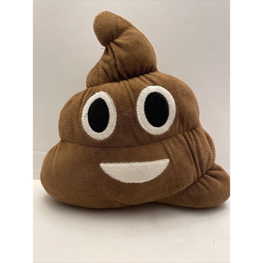 Emoji Poop Pillow 12” - Picture 1 of 6
